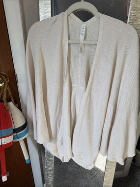 Lululemon Cashlu Knit Textured Wrap - Cream